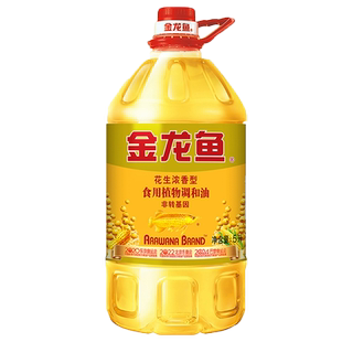 金龙鱼花生浓香型食用植物调和油 5L 非转基因