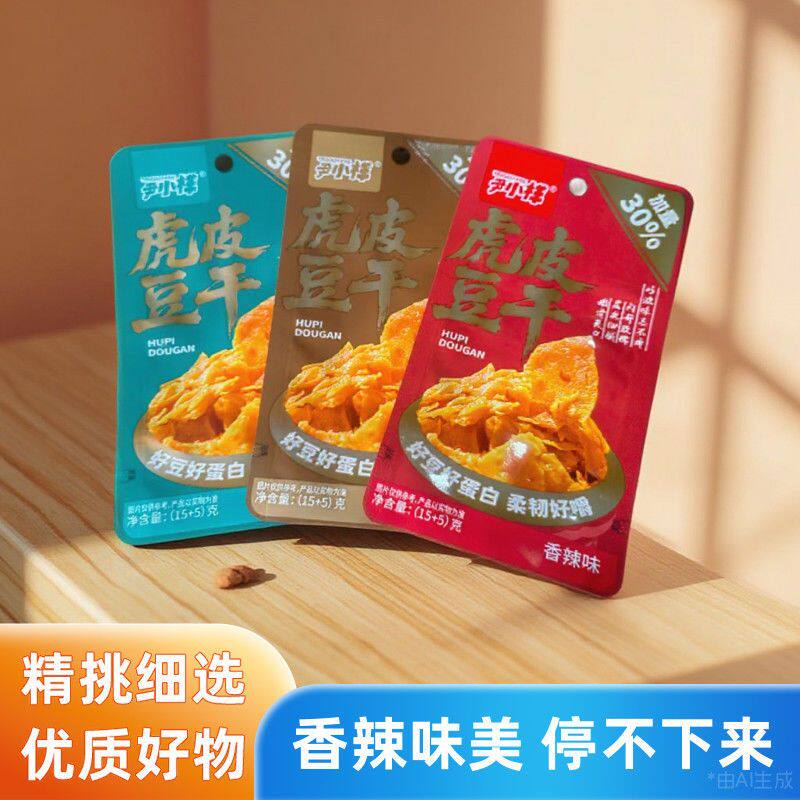 虎皮豆干即食解馋麻辣香辣豆腐零食小吃福建长汀特产肉汁麻酱