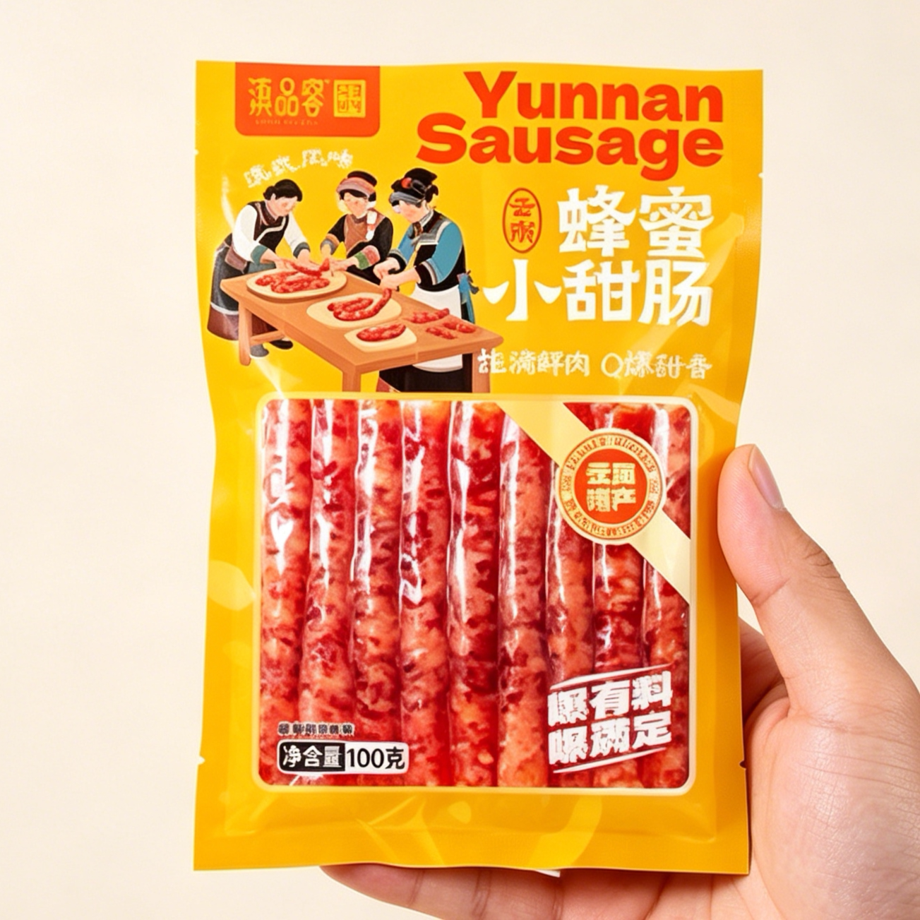 滇品客云南特产腊肉广式腊味香肠烧烤正宗火锅串串腊肠煲仔饭