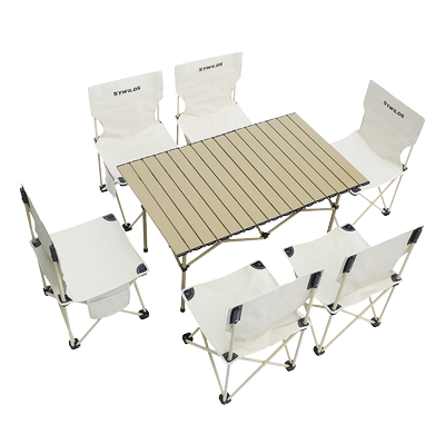 户外折叠桌椅套装蛋卷桌露营装备