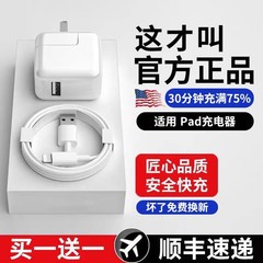 适用ipad充电器mini/Air/2/3/4/5苹果12充电头ipad平板pro快充iphone11手机X插头6s一套装7数据线原正品装6/5