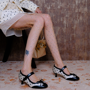 曦光星纬录~肤色星星渔网连裤袜千禧昭和Y2K古早日杂感朦胧艺术袜