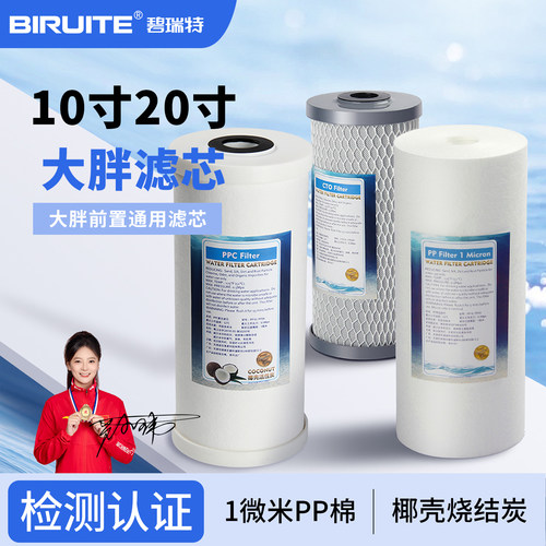 碧瑞特大胖滤芯全屋净水大蓝瓶