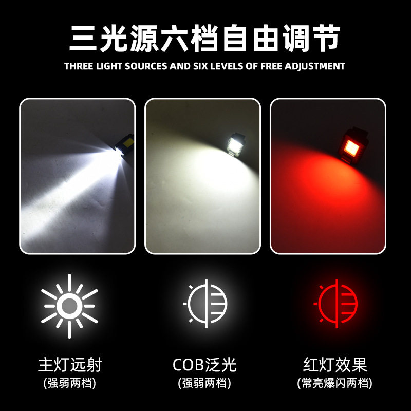 2023户外强光LED硅胶夹帽