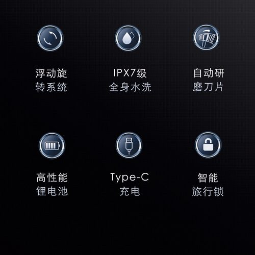 超人电动剃须刀RS210/5大