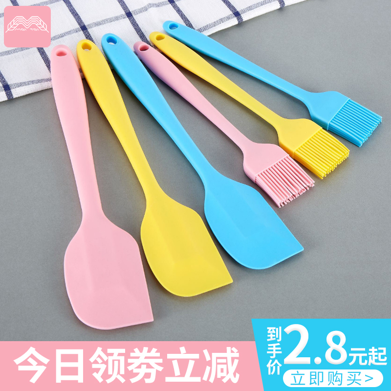 麦太油刷子厨房食用烘焙小毛刷煎饼家用耐高温不掉毛硅胶烧烤油刷