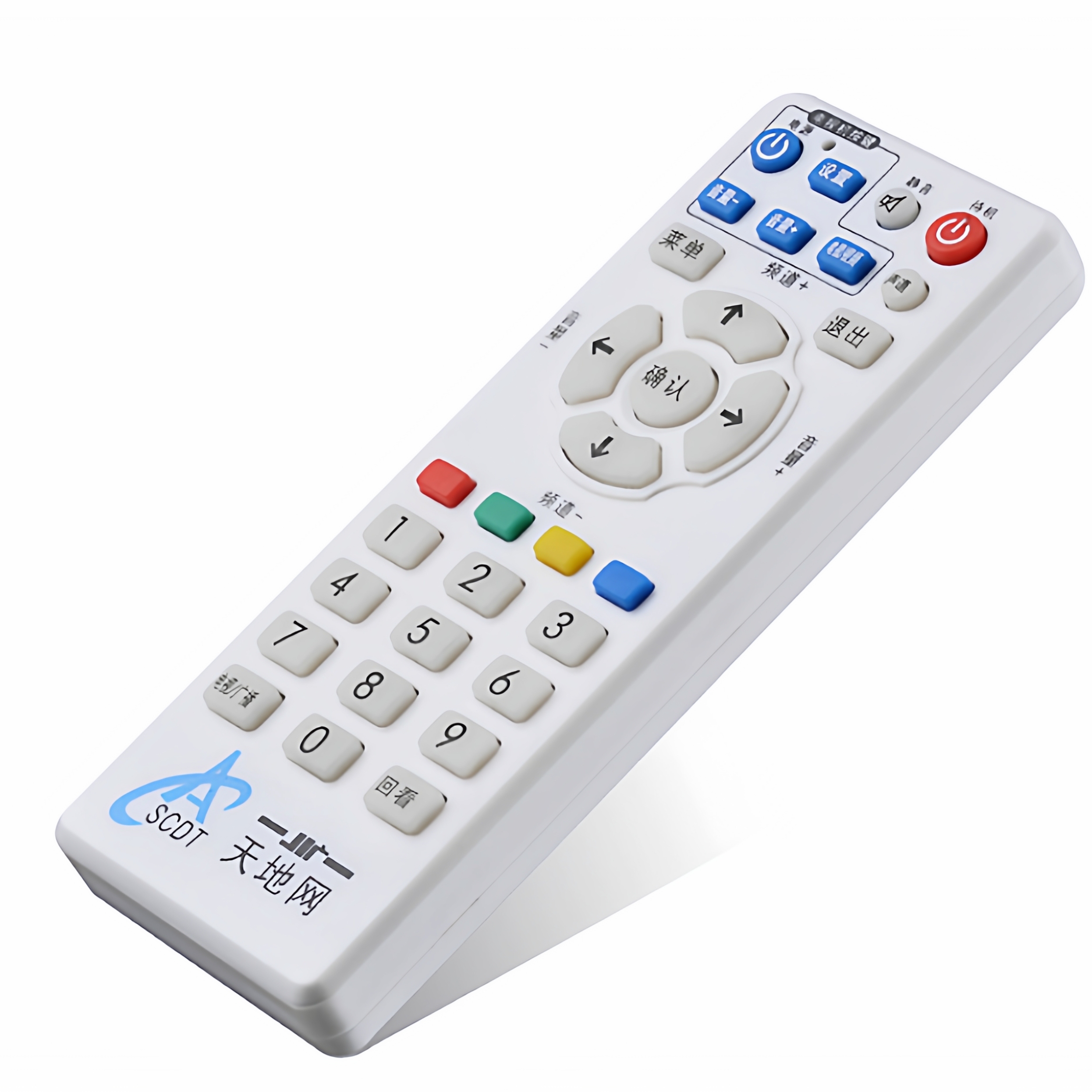 适用于四川地面数字电视成都天地网SCDT机顶盒遥控黑白两款