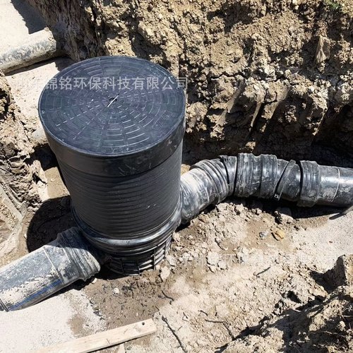 污水塑料检查井450*300污水流槽直通井 农村雨污水改造 小区市PP