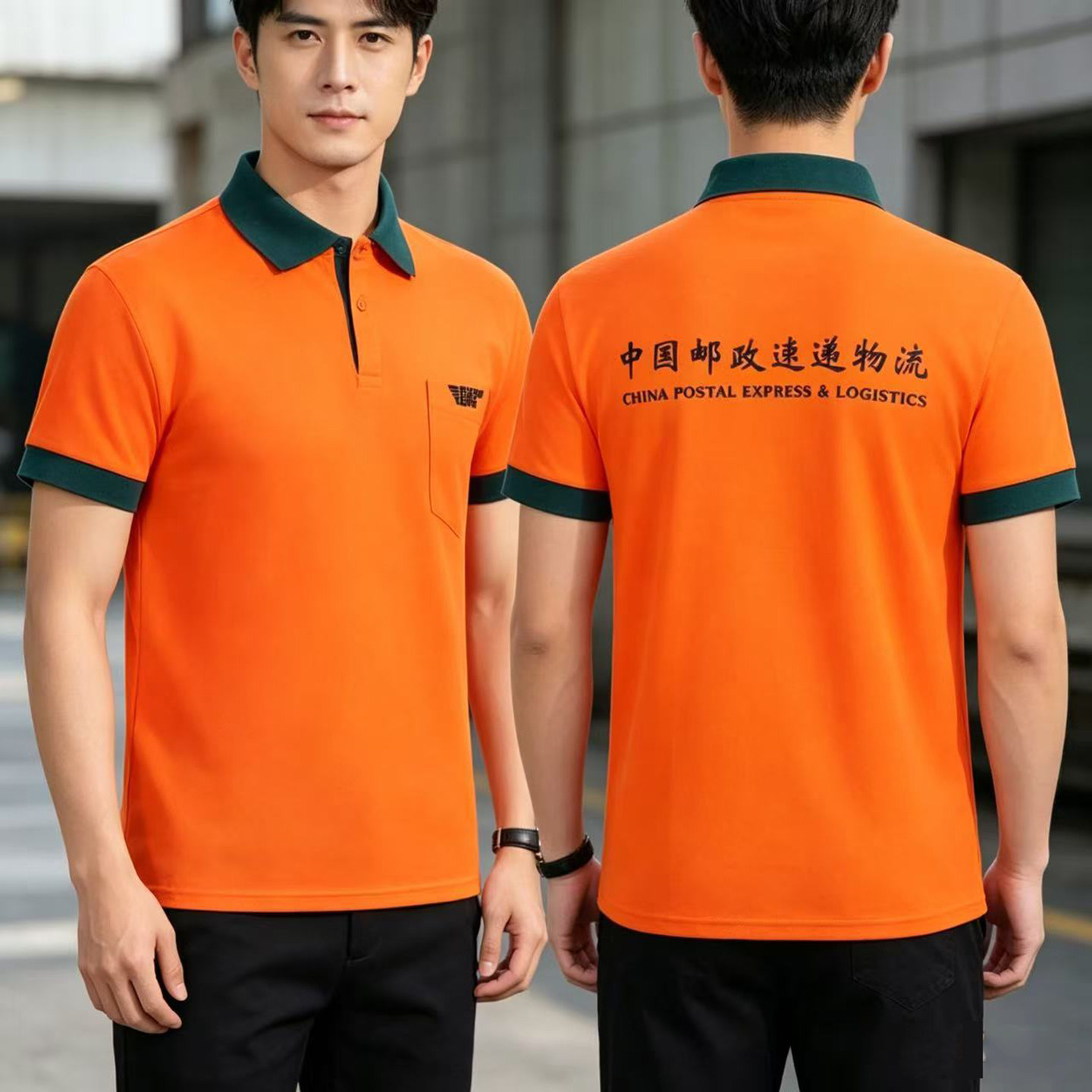 邮政工作服冲锋衣投递员外套