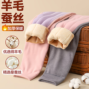 加绒加厚保暖裤男款冬季宽松青少年防寒打底棉裤男生芭比裤棉毛裤