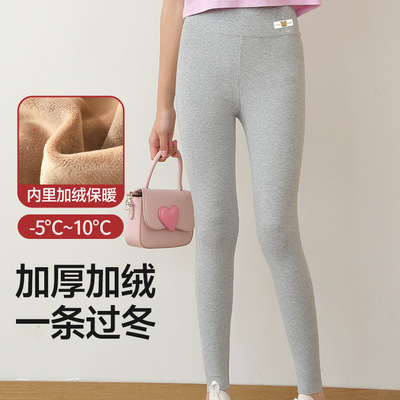 一条过冬棉裤女童冬季加厚加绒裤高中裤子宝宝内穿东北超厚保暖裤