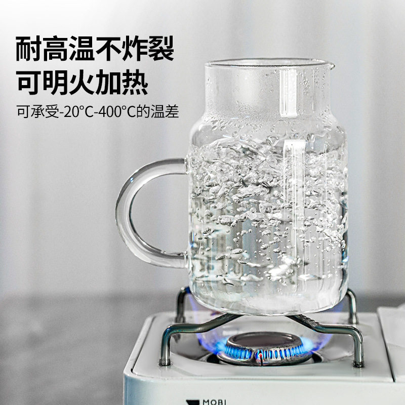 高硼硅玻璃杯带盖杯子家