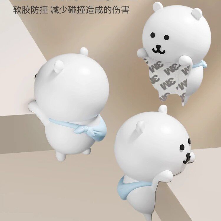 小白熊防撞角软包护角桌