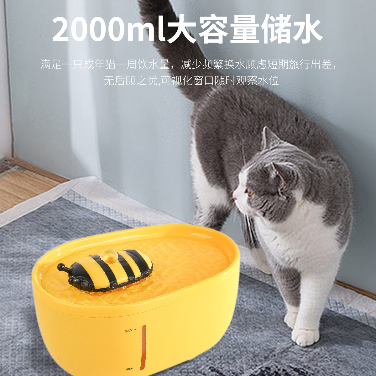 宠物猫咪小蜜蜂饮水机滤