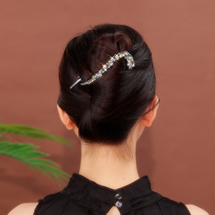 法国LastKiss金属发夹女后脑勺百搭盘发一字夹扭扭夹抓夹2025新款