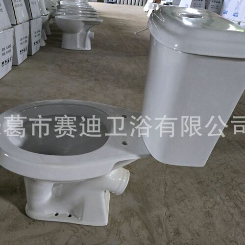 分体斜排马桶俄罗斯墙排厕所大便器马桶多规格坐便器外贸中亚抽