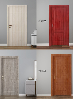 VHM7贴门的墙纸自粘家用仿实木纹包旧门壁纸自带胶宿舍寝室桌