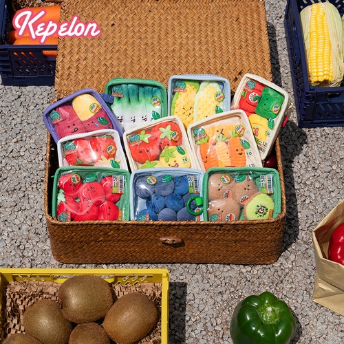 正版凯佩珑蔬果拼盘毛绒公仔