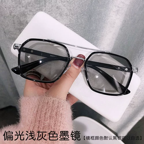 Костюма Blogen Glasses мужской миопия Изменение цвета, плоский свет, Чен -Вейтинг, тот же прилив глаз Бренд Anty -Blue Light Net Red Tide