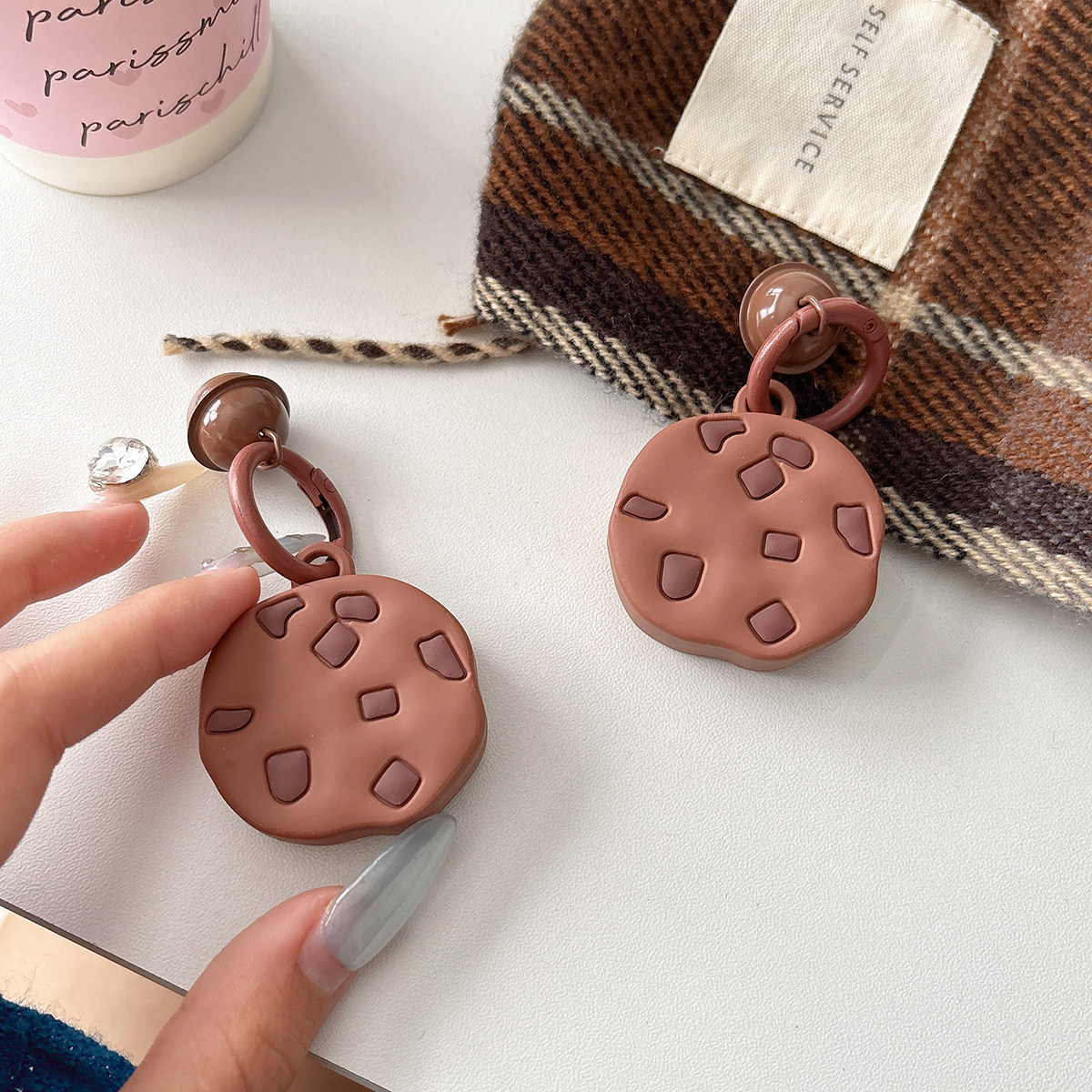 趣味创意曲奇饼干适用于苹果AirTag定位器保护套追踪器壳萌系新款,3C数码配件,数码防丢器保护套,淘宝优惠券,粉丝福利购,淘宝优惠卷