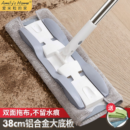 平板拖地擦地专用抹布无水痕瓷砖拖把家用一拖净拖布替换布木地板
