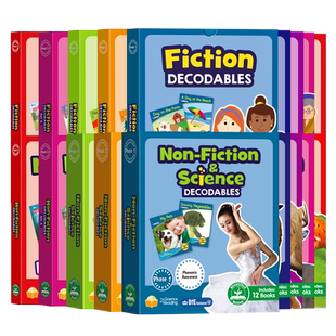 小book点 Junior 小豆爬藤英语自然拼读科普科学故事解码分级自学CVC拼读规则小学英文原版分级读物儿童phonics支持小蝌蚪点读笔