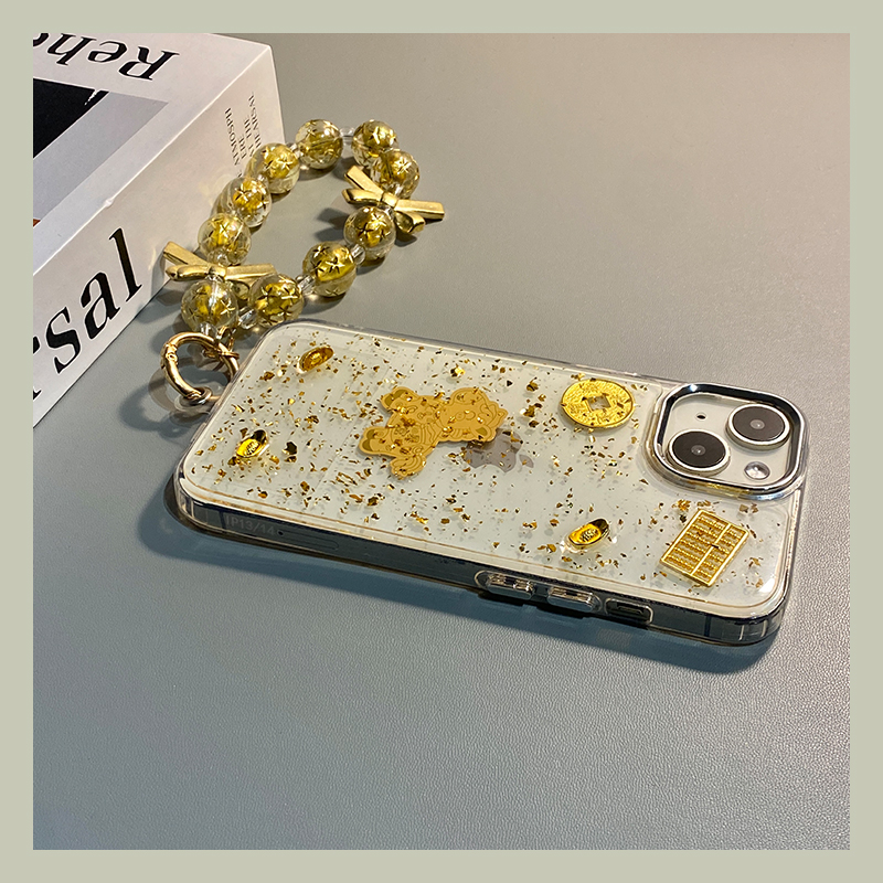 2026马上暴富适用华为荣耀500手机壳400立体300ultra金色200lite挂链100pro卡通90滴胶80软70/60se/50/huawei