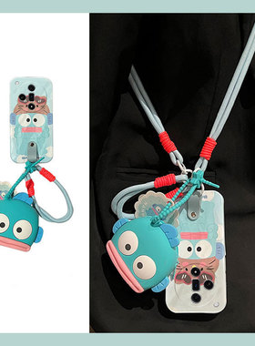 小丑鱼零钱包适用oppofindx7pro手机壳findx6可爱x5斜挎x3卡通x2ultra硅胶k12软壳k11x斜跨k10趣味k9k7k5oppo