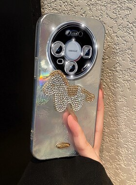 卡通闪钻钻石小马适用华为荣耀magic8proair手机壳mgaic7可爱6至尊版5手链4挂链play9c冰川纹硅胶winrt/honor