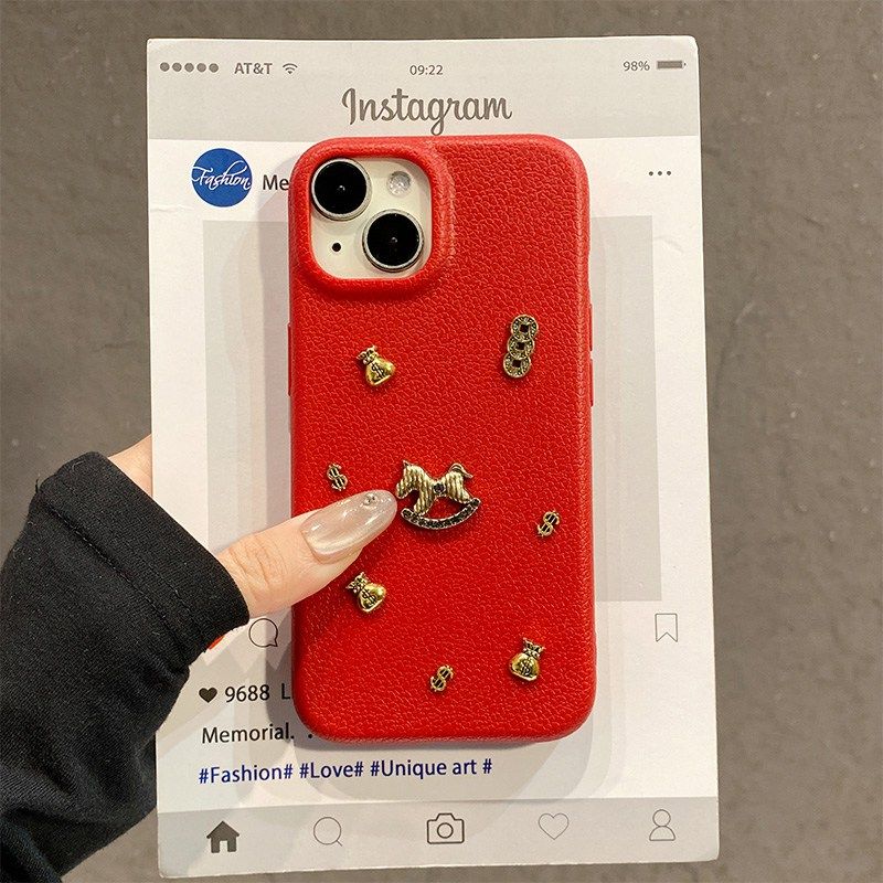 红色铜钱福袋小马适用vivos50手机壳s30promini立体s20荔枝纹s19新年s18e仿皮s17软s16/s15/s12/s10/s9e/s7t,3C数码配件,手机保护套/壳,淘宝优惠券,粉丝福利购,淘宝优惠卷