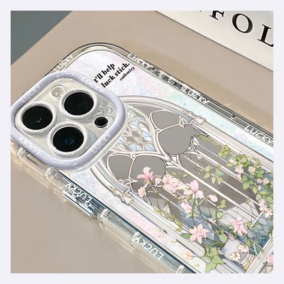 镂空艺术花朵适用oppoa2x手机壳a1pro镜面r17镜子r15小清新a11x小众a9x硅胶a58软壳a32韩系a55a56a57a53a8a96