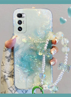 绿色晕染渐变适用小米mixfold3手机壳mixfold2贝壳纹mixfold折叠屏硬壳mi米夏天韩系硅胶软壳小众个性创意女