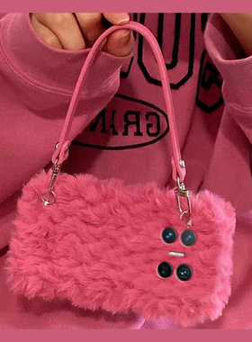 简约纯色波浪纹适用华为magicv3手机壳magicvs2挂绳p50玫红pockets秋冬季matexs2保暖x5折叠屏x3毛绒pocket2