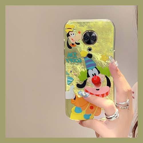 可爱布鲁托适用美图m8机壳m8s立体t8红鼻子t8s锡纸纹t9高级感v6小众新款透明少女心硅胶软壳全包防摔卡通趣味