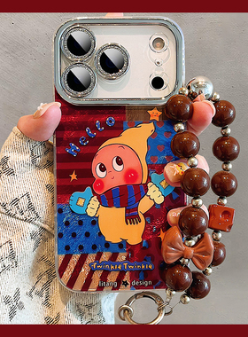 呆萌围巾星星人适用oppofindx9plus手机壳fondx8pro可爱x7ultra冰川纹x6卡通x5挂链k12x手提k11硅胶0ppo趣味p