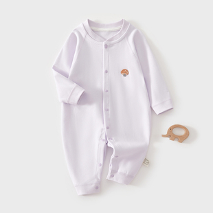 新生婴儿衣服a类纯棉哈衣0到3个月6婴儿服春秋款宝宝连体衣打底衣