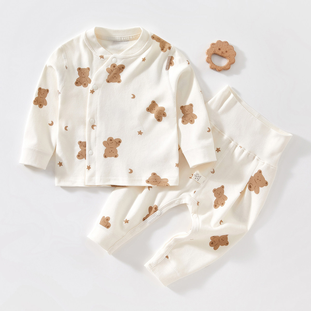 婴儿衣服秋装分体内衣秋冬纯棉高腰护肚打底衣宝宝秋衣秋裤两件套,童装/婴儿装/亲子装,连身衣/爬服/哈衣,淘宝优惠券,粉丝福利购,淘宝优惠卷