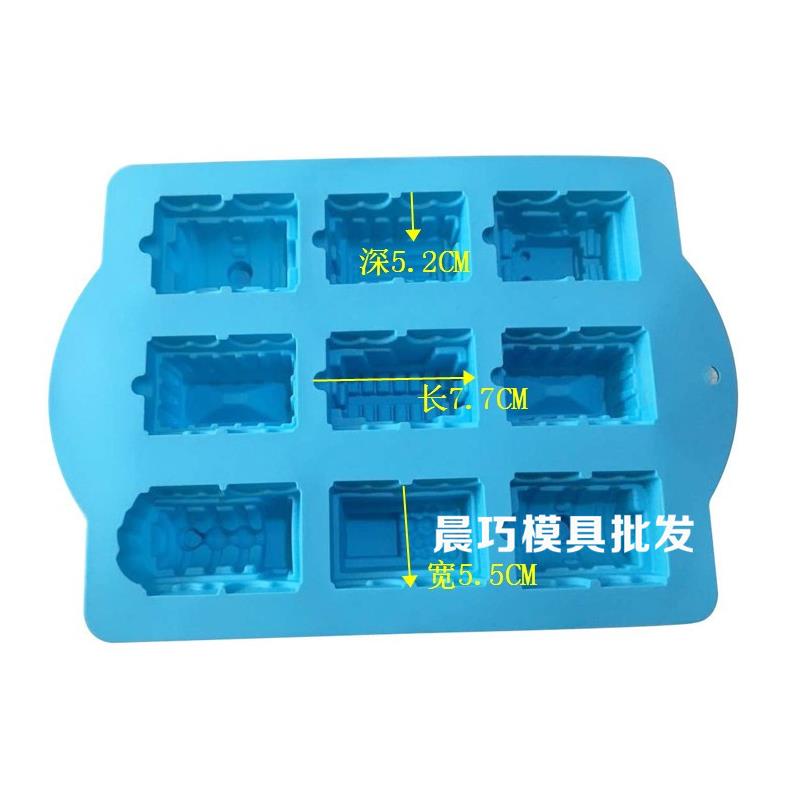 供应硅胶蛋糕模具六孔火
