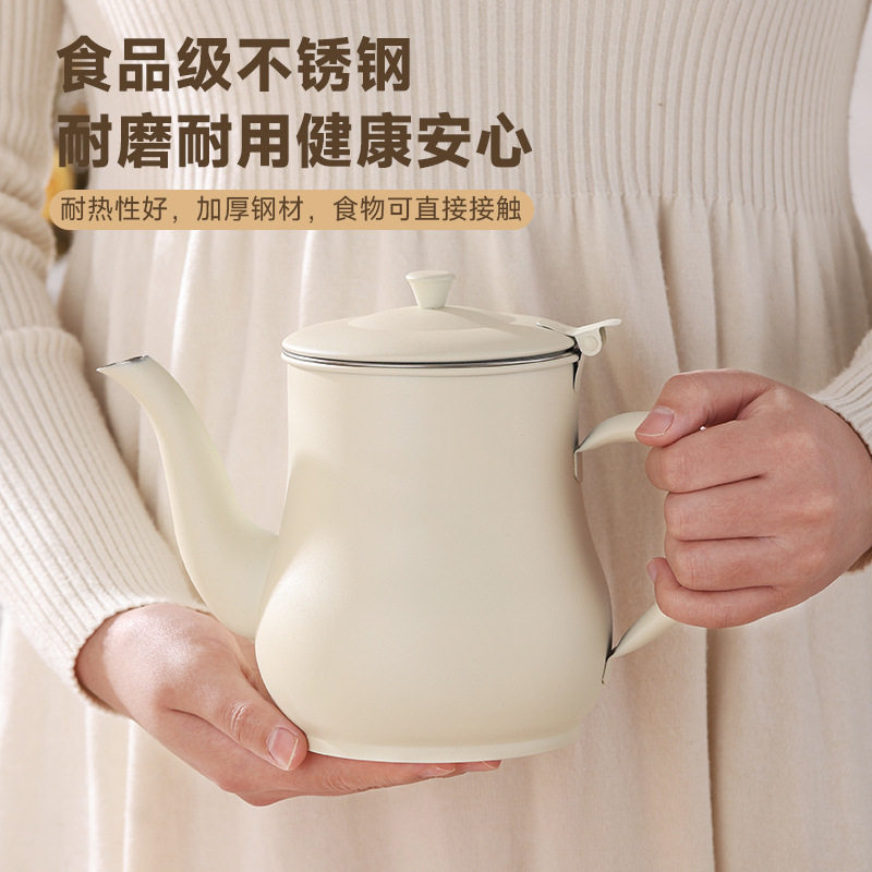 滤网油壶不锈钢家用防漏