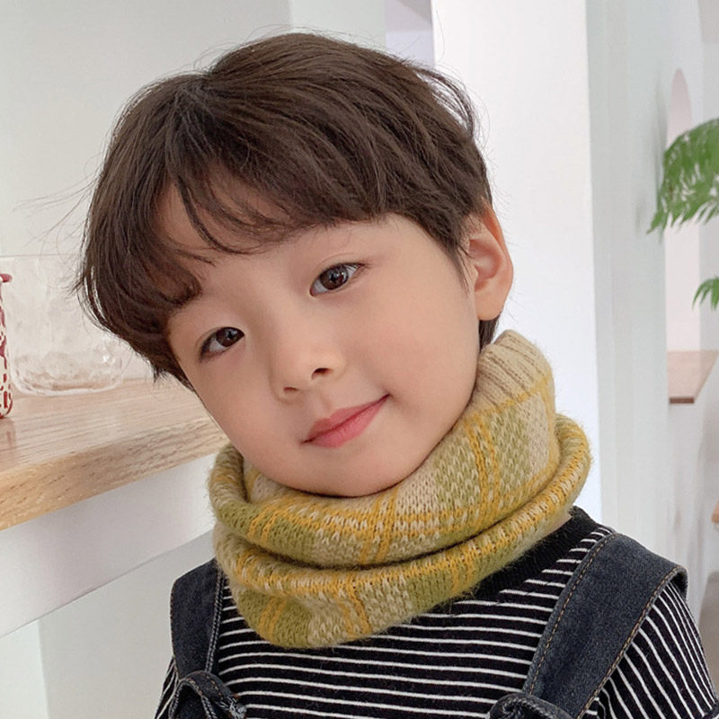 婴儿围脖冬季宝宝脖套防风男童保暖韩版女童双色格子儿童围巾加厚,童装/婴儿装/亲子装,围巾,淘宝优惠券,粉丝福利购,淘宝优惠卷