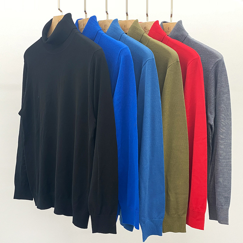 春秋针织衫羊毛衫高领