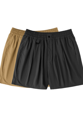 GWDS 阳光明媚的午后 吸湿速干基础双摺短裤
