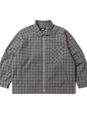 GWDS 秋天的格纹 日本进口Cordura限量格纹混纺哈灵顿夹克