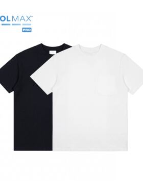 GWDS COOLMAX PRO凉感透气纯色打底TEE短袖夏季T恤