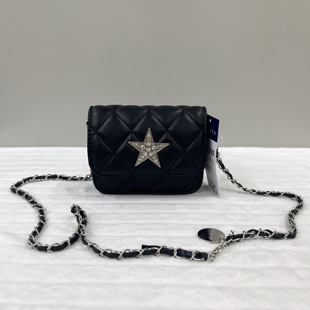 外贸尾货欧美女士新品迷你包包设计感小众链条包百搭斜挎口红小包