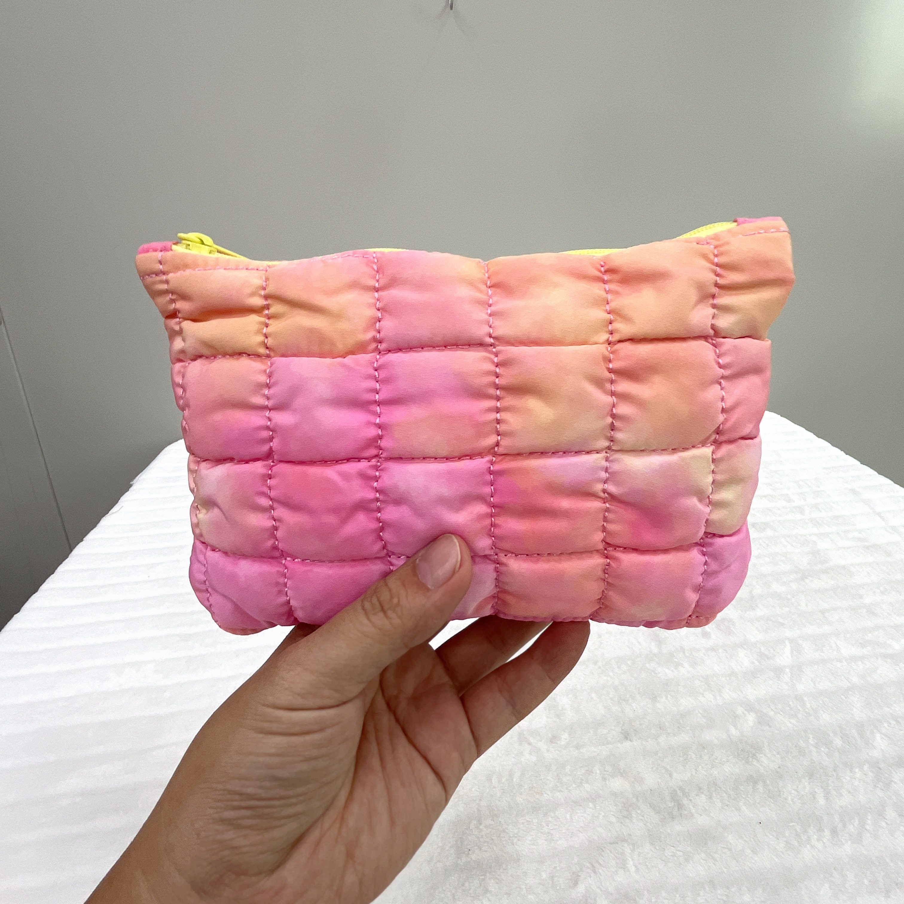 外贸尾货女士夹棉化妆小包收纳包。,箱包皮具/热销女包/男包,手拿包,淘宝优惠券,粉丝福利购,淘宝优惠卷