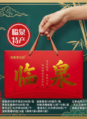 临泉特产礼盒高端年货送礼中式糕点零食走亲戚送礼团购大礼包