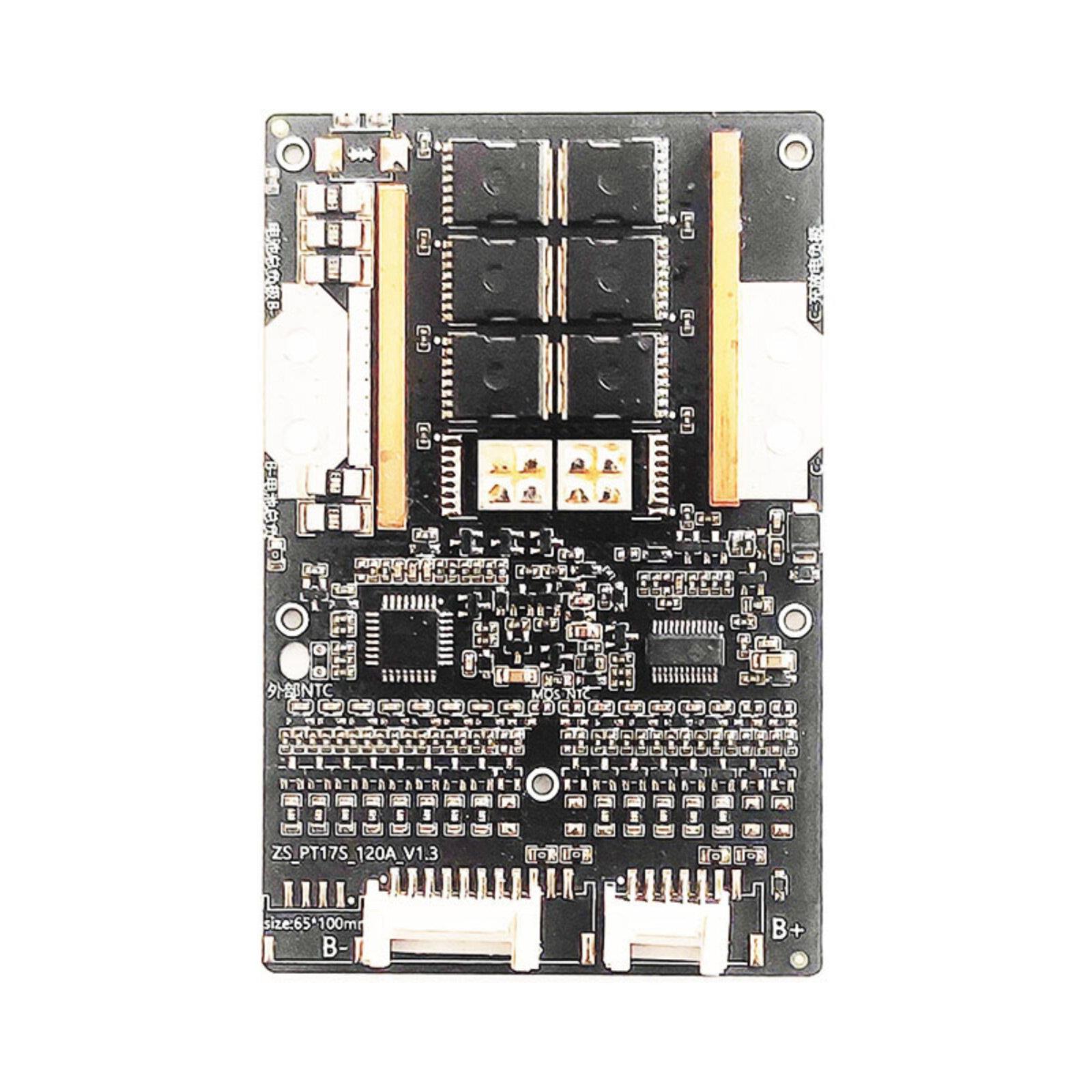 60伏V17串S30/40/50/60/80/100A锂电池保护板三元锂同口温控均衡