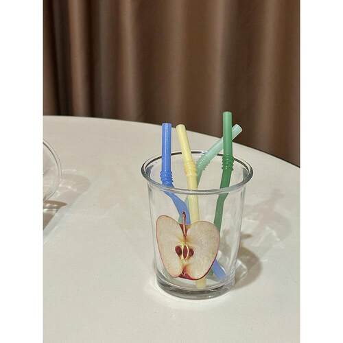一包4个牛奶呼吸管玻璃耐高温高硼硅搅拌棒肘厚非一次性食品级