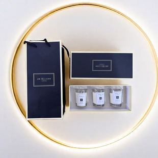 祖马龙香薰蜡烛三件套室内无烟香水香氛蜡烛杯持久留香礼盒伴手礼